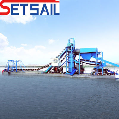 38 mètres Chaîne électrique Bucket River Or et Diamants Navire Longueur totale personnalisée