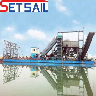 38 mètres Chaîne électrique Bucket River Or et Diamants Navire Longueur totale personnalisée