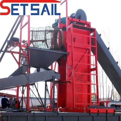 38 mètres Chaîne électrique Bucket River Or et Diamants Navire Longueur totale personnalisée