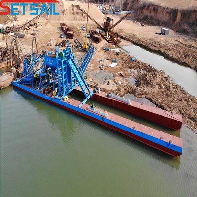 15kw pompe à injection de puissance de grande capacité Dredger de mélange d'or et de diamants avec Jigging