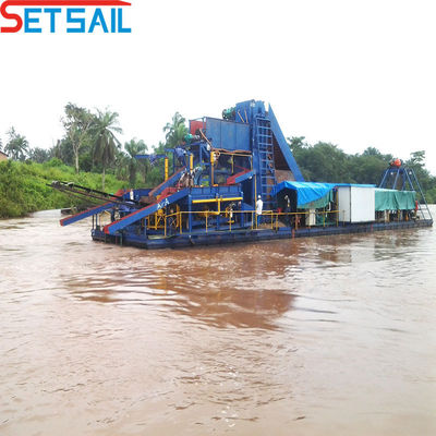 15kw pompe à injection de puissance de grande capacité Dredger de mélange d'or et de diamants avec Jigging