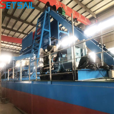 15kw pompe à injection de puissance de grande capacité Dredger de mélange d'or et de diamants avec Jigging