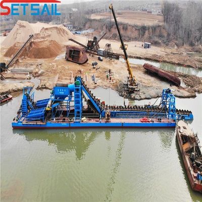 15kw pompe à injection de puissance de grande capacité Dredger de mélange d'or et de diamants avec Jigging