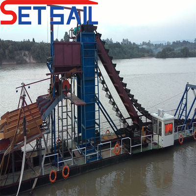 Dredger à chaîne sur mesure avec machines d'agitation et coût d'expédition inclus
