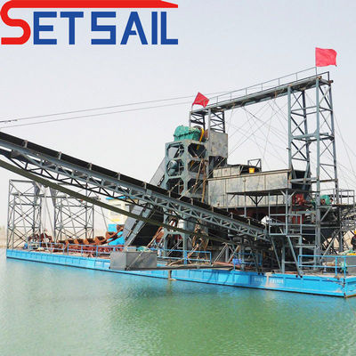 Dredger à chaîne sur mesure avec machines d'agitation et coût d'expédition inclus