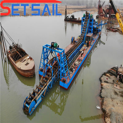 Transports Par voie maritime Chaîne de fret Bouteille de sable de rivière dragueuse d'or pour machines à diamants