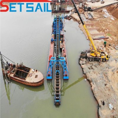 24m-38m longueur totale de la chaîne Bucket Or et diamant lac Machines minières avec Jigging