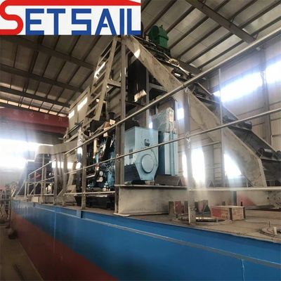5.5kw-50kw Tambour écran moteur lac Machines minières d'or et de diamants avec CTN bouteille de chaîne