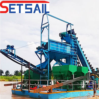 5.5kw-50kw Tambour écran moteur lac Machines minières d'or et de diamants avec CTN bouteille de chaîne