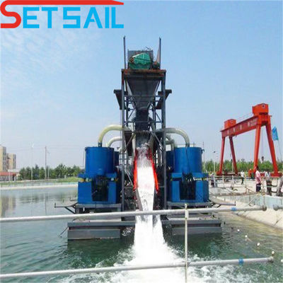 Chain Bucket River Sand Gold Dredge Equipement pour la personnalisation de la monnaie américaine