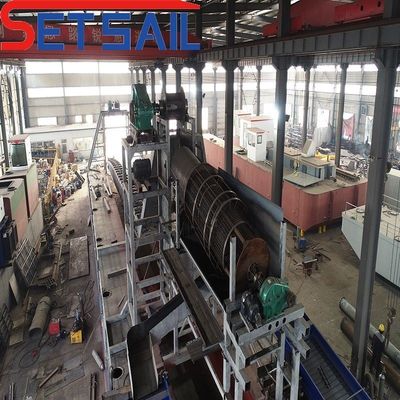 Machinerie d'extraction d'or de rivière avec pompe à injection de 7,5 kW à 50 kW et cuve à chaîne