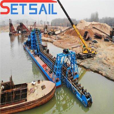 75 kW-150 kW Machines minières pour l'extraction d'or et de diamants à faible échec avec une profondeur de dragage de 7 à 20 m