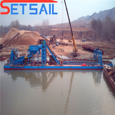 75 kW-150 kW Machines minières pour l'extraction d'or et de diamants à faible échec avec une profondeur de dragage de 7 à 20 m