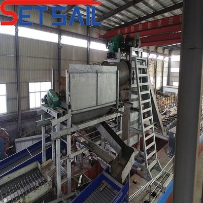 Machinerie d'or de la rivière Chain Bucket avec chute d'agitation et écran Durm Puissance 5.5kw-20kw