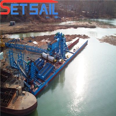 180000.000kg Paquet Chaîne de poids brut Bouteille de rivière Machines d'or pour le lac de sable