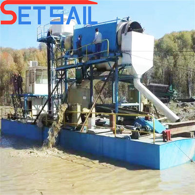 180000.000kg Paquet Chaîne de poids brut Bouteille de rivière Machines d'or pour le lac de sable