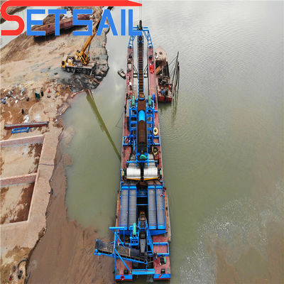180000.000kg Paquet Chaîne de poids brut Bouteille de rivière Machines d'or pour le lac de sable