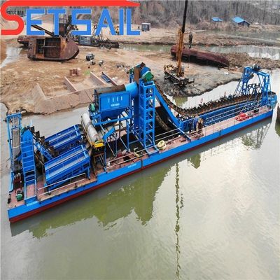 180000.000kg Paquet Chaîne de poids brut Bouteille de rivière Machines d'or pour le lac de sable