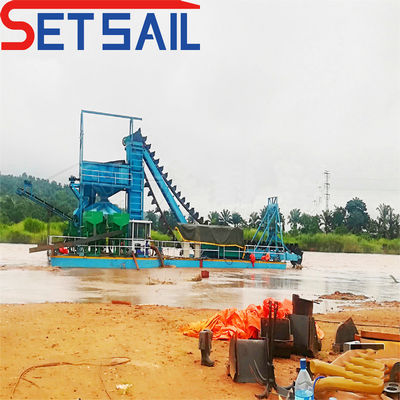 Équipement d'extraction de poudre de fer avec 86PCS-100PCS quantité de seau 60m3-300m3 Capacité