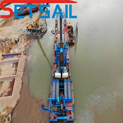 Équipement d'extraction fluviale de pointe pour l'or et les diamants Service après-vente à vie