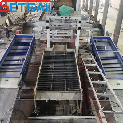 4.5m-10m Largeur de la chaîne Bucket River Gold Diamond Mining Equipement avec écran Trommel