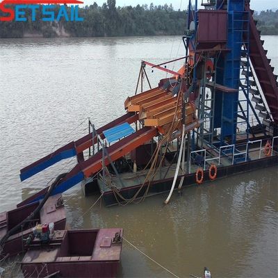 3800.00cm * 500.00cm * 200.00cm Bateau d'or de la rivière avec le lac Diamond Jigging