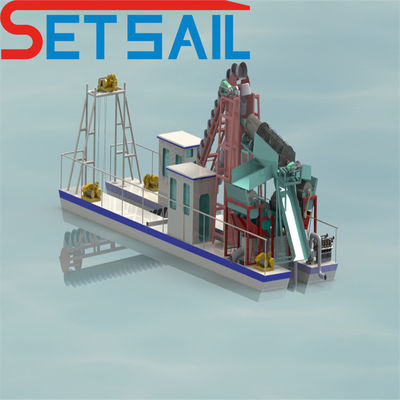 Dredger électrique QHMB-3 Lake Chain Bucket pour l'exploitation minière de l'or pour le diamant de la rivière à un prix abordable