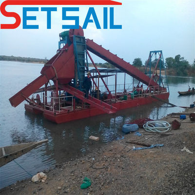 Dredger électrique QHMB-3 Lake Chain Bucket pour l'exploitation minière de l'or pour le diamant de la rivière à un prix abordable