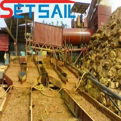 Machines pour l'extraction de l'or et du diamant Max. capacité 1000 tonnes par heure Personnalisé