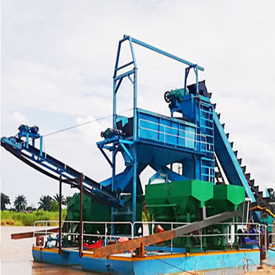 Setsail Chain Bucket River Mining Gold Diamond Dredger pour le Congo par un professionnel