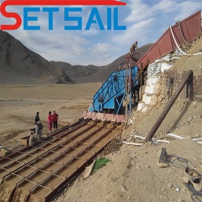 Machine d'extraction d'or et de diamants sur mesure avec une capacité maximale de 1000 tonnes par heure