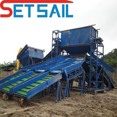 7.5kw-50kw Centrifugeuse Power Land Machines minières d'or et de diamants avec parachute d'agitation