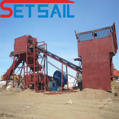 7.5kw-50kw Centrifugeuse Power Land Machines minières d'or et de diamants avec parachute d'agitation
