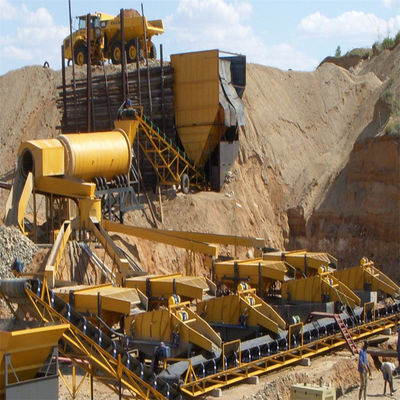 120kw-2000kw Puissance totale du générateur LM-8 Trommel Land Machine minière d'or et de diamants