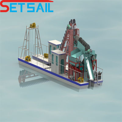 Plaque marine Dredger à chaîne de godet Largeur 4,5 m-10 m Coût d'expédition Temps de livraison estimé