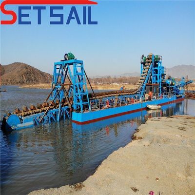 7.5-50kw pompe à injection chaîne d'alimentation Bucket River équipement de drague d'or et de diamants