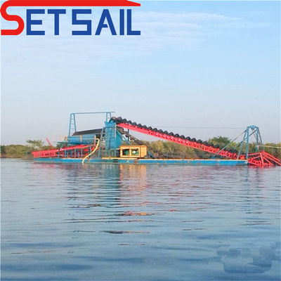 7.5-50kw pompe à injection chaîne d'alimentation Bucket River équipement de drague d'or et de diamants