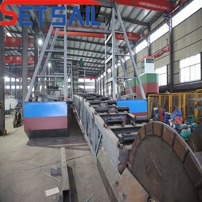 7.5-50kw pompe à injection chaîne d'alimentation Bucket River équipement de drague d'or et de diamants