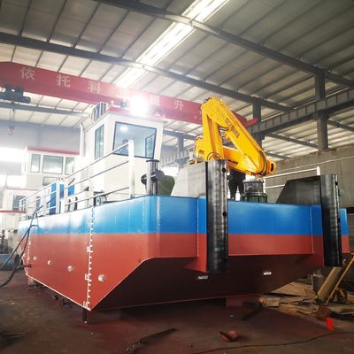33L-55L Consommation totale de carburant service Barge de travail pour la drague et l'ancre à aspiration à découpe