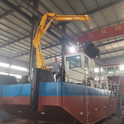 33L-55L Consommation totale de carburant service Barge de travail pour la drague et l'ancre à aspiration à découpe