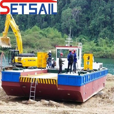 Bateau de travail à moteur diesel multi-fonctions de Cummins avec coque en acier allié robuste