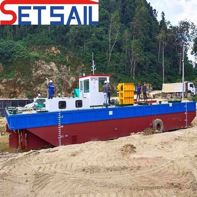 Bateau de travail à moteur diesel multi-fonctions de Cummins avec coque en acier allié robuste