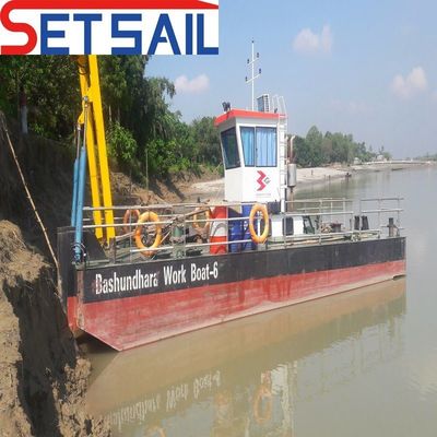 Bateau de travail à moteur diesel multi-fonctions de Cummins avec coque en acier allié robuste