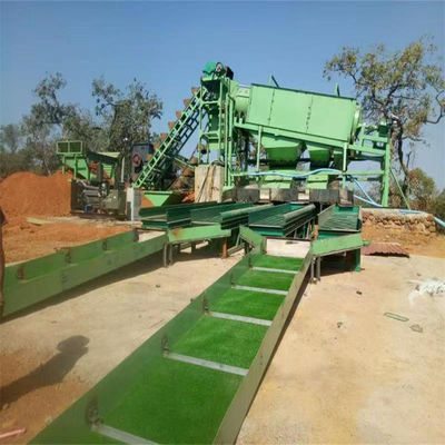 Matériau résistant à la corrosion Machines terrestres d'extraction d'or équipées d'un équipement de jigging au diamant