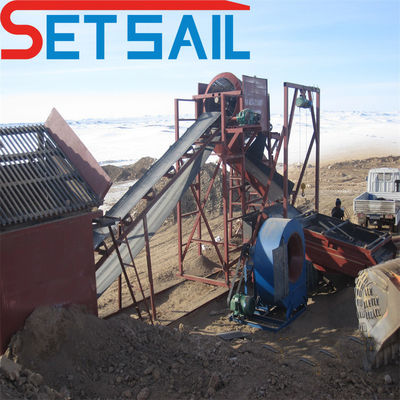 50-500 Tonnes Capacité Performance Machines minières terrestres pour le débit d'eau de poudre de fer 200m3/h