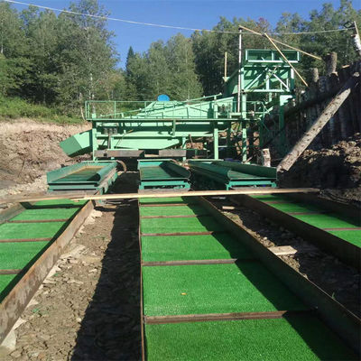 18000.000kg de poids brut Équipement d'extraction d'or alluvial complet avec parachute/jiging/centrifugeuse à agitation