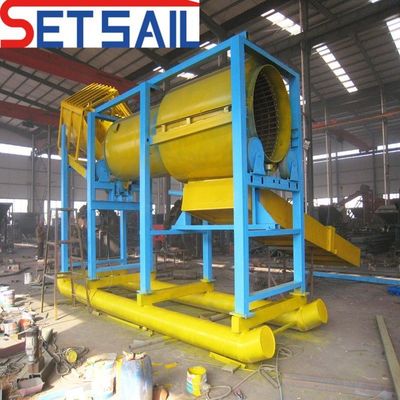 Puissance de l'écran de tambour 10T 10kw-50kw Machines pour l'exploitation minière d'or et de diamants à haute capacité