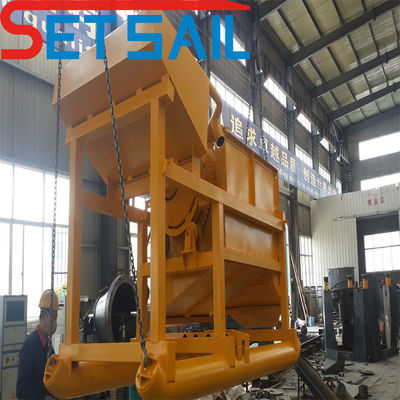Appareil d'extraction d'or et de diamants à terre amovible avec machines de jigging
