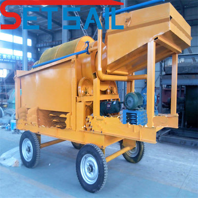 Appareil d'extraction d'or et de diamants à terre amovible avec machines de jigging