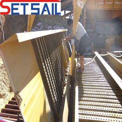 Équipement de diamants alluviaux personnalisés pour l'or 0,07 m3 Capacité de seau 50-500 tonnes Capacité